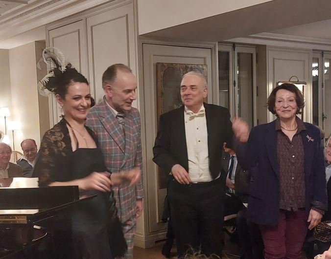 Portraits. Théâtre des Sablons à  Neuilly-sur-Seine. 02. En musique avec Emmanuelle Goizé (soprano),  Gilles Bugeaud (baryton), Léo Debono (pianiste) et Catherine Galitzine (narratrice). 2025-11-16